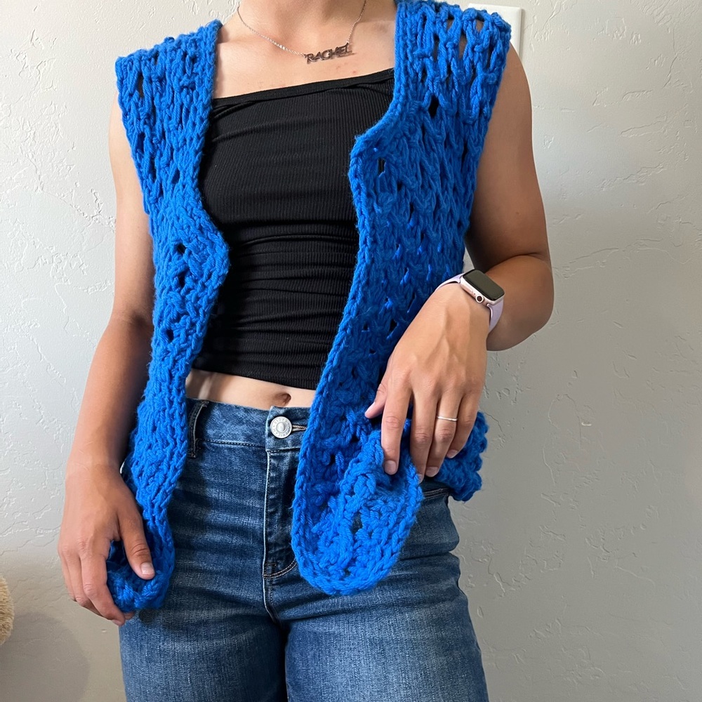 Handmade Sleeveless Cardigan